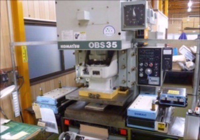 KOMATSU OBS35(フィルム加工機)
